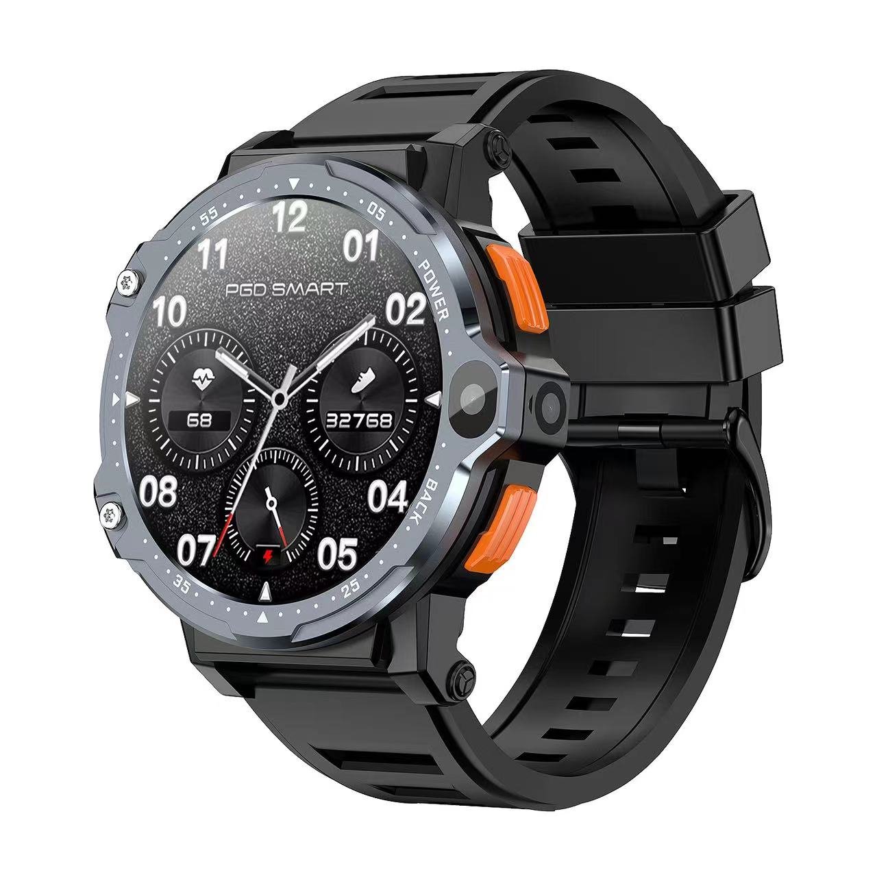 2024 PG999 Men's Smart Watch Android Camera Wifi Wireless Call Features 3G+64G SIM Card 4G+Android New iOS Compatible